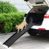 Dog Ramp Black Plastic Folding Foldable Dog Ramp Rectangular