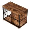 Dog crate furniture, large-sized dog crate suitable for medium to large dogs, wooden dog kennel furniture