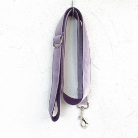 MUTTCO drawstring traction belt set (Option: Light purple Leash-M)