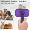 Self Cleaning Slicker Brush - Skin Friendly Deshedding Grooming Tool for Dogs & Cats, Suitable for Shedding & Haired Pets
