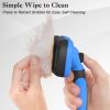 Self Cleaning Slicker Brush - Skin Friendly Deshedding Grooming Tool for Dogs & Cats, Suitable for Shedding & Haired Pets
