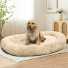 Large Dog Bed 67x43x8 Inches - Super Soft, Machine Washable & Portable With Handles, Non-Slip Bottom For Safety