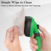 Self Cleaning Slicker Brush - Skin Friendly Deshedding Grooming Tool for Dogs & Cats, Suitable for Shedding & Haired Pets