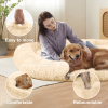 Large Dog Bed 67x43x8 Inches - Super Soft, Machine Washable & Portable With Handles, Non-Slip Bottom For Safety
