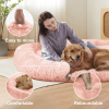 Large Dog Bed 67x43x8 Inches - Super Soft, Machine Washable & Portable With Handles, Non-Slip Bottom For Safety